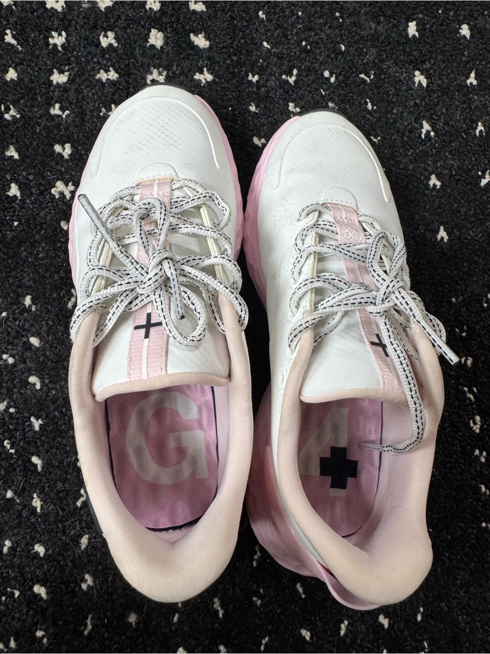 G Fore Women’s White & Pink golfing Sneakers